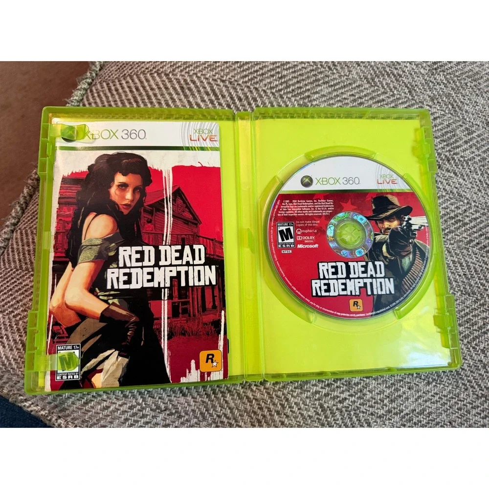 Red Dead Redemption Xbox 360 Rockstar Games Western Action Adventure Video Game